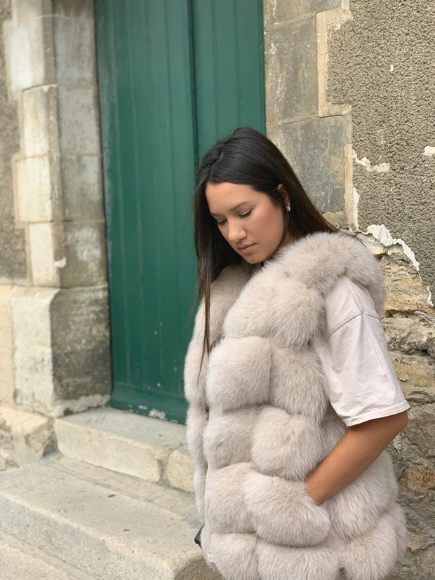 Gilet fourrure "Sabeen"