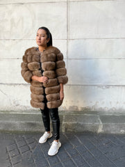 Long manteau fourrure "Mini Noreen"