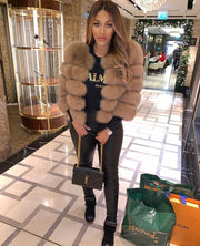 Manteau fourrure "Mini Noreen"