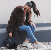 Manteau fourrure "Noreen"