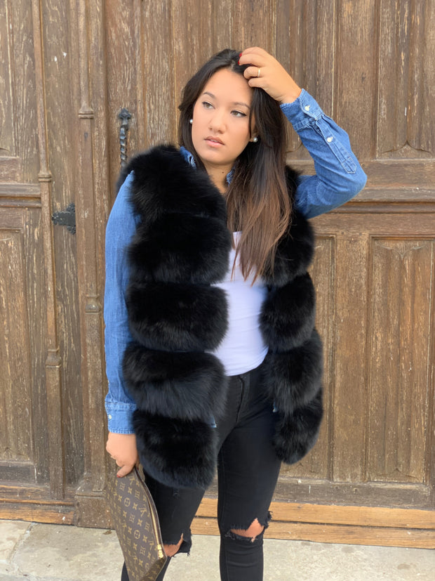 Gilet fourrure "Charleen"
